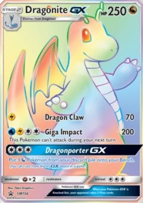Pokemon Dragonite GX
