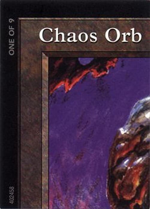 Magic: The Gathering Chaos Orb Puzzle Card