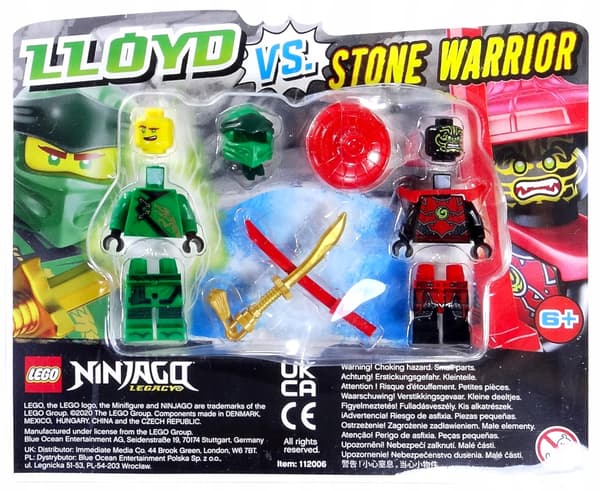 LEGO NINJAGO LLOYD STONE WARRIOR NJO490 NJO507