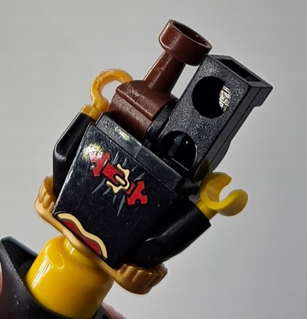 LEGO Pirates pi116 Captain Brickbeard Captain Blackbeard DEFECT /
