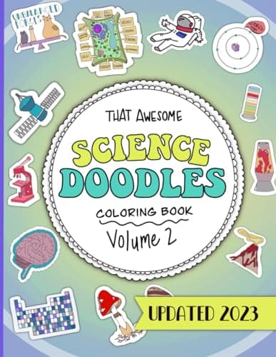Science Doodles Volume 2: Colouring Book (Science Doodles STEM Colouring Bo