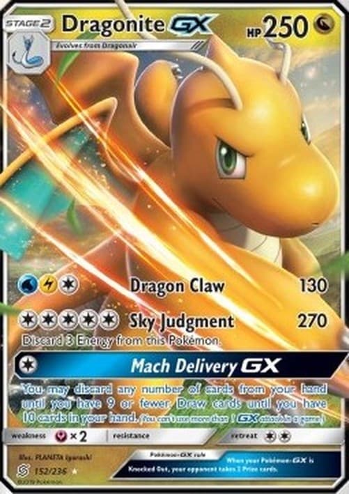 Pokemon Dragonite GX
