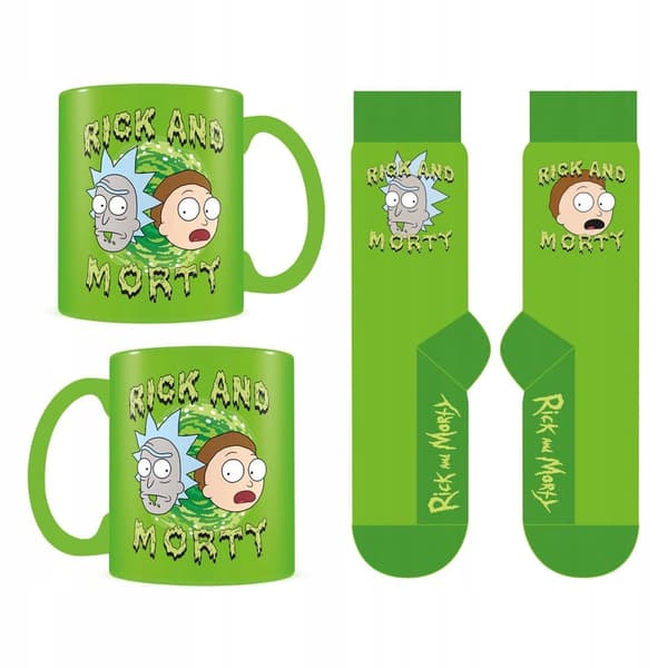 RICK AND MORTY: RICK AND MORTY MUG AND SOCK SET