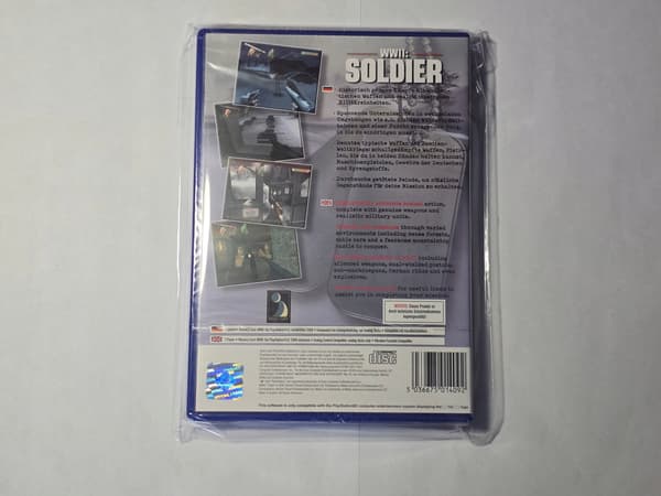 WWII SOLDIER NEW PS2