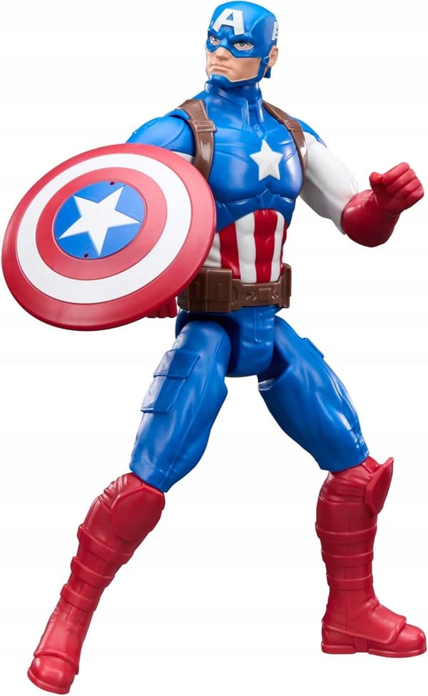 Captain America Marvel Titan 29.2 cm, 11 bends, shield 4+