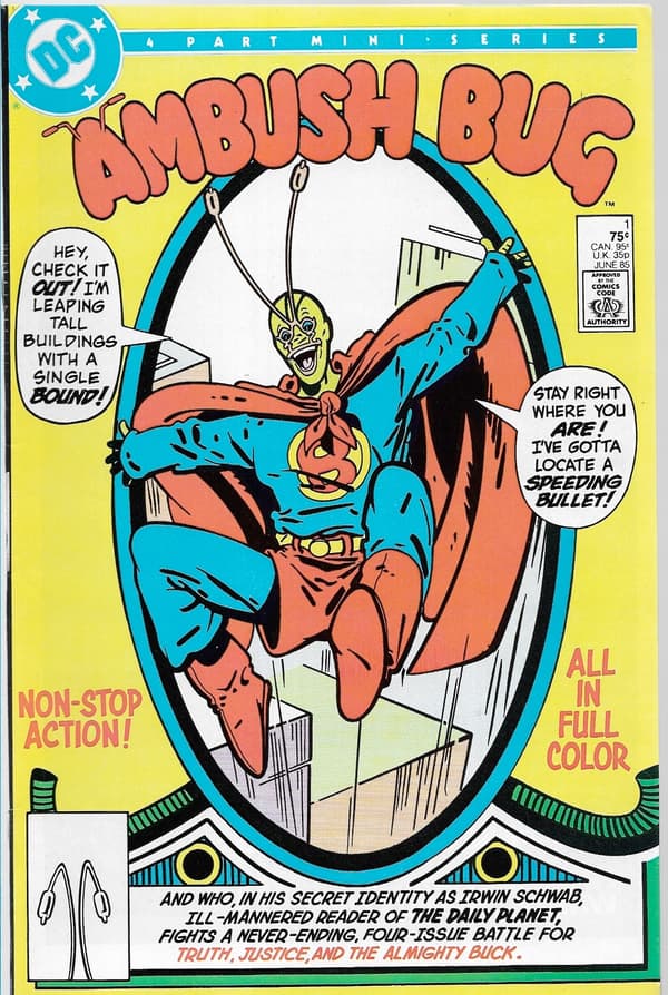 DC Ambush Bug Comics 1–4/1985 (in English) – Complete set!
