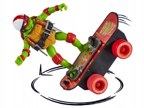 NINJA TURTLE FIGHTERS RAPHAEL Skatepark Figure Set