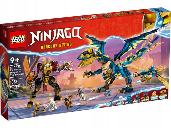 LEGO 71796 Ninjago – Elemental Dragon vs the Empress’s Mech