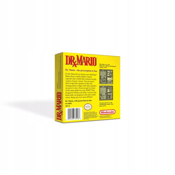 Dr Mario Replica Gameboy Packaging + Insert