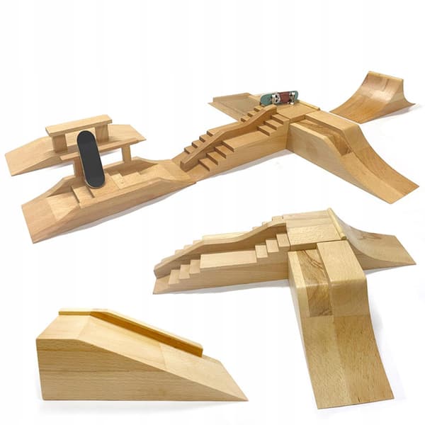 Ozdoba Vretsatile Fingerboard Training Style E wooden fingerboard ramp