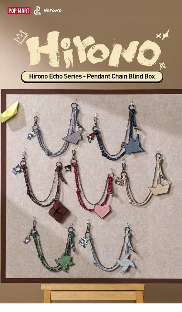 Pop Mart Hirono ‘Rooted In Memory’ Pendant Chain blind box