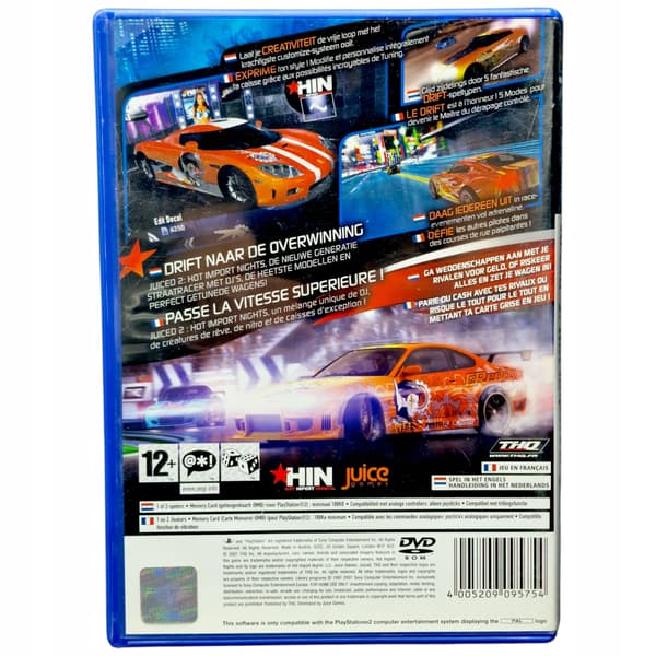 JUICED 2 HOT IMPORT NIGHTS PS2 PlayStation 2 (PS2) boxed