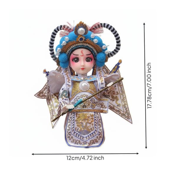 7-inch Chinese opera doll: Yang Zongbao