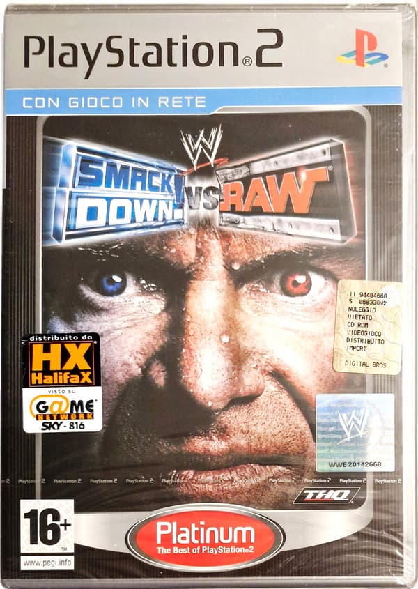WWE SMACKDOWN! VS RAW PLATINUM FOIL UNIQUE EDITION - PS2
