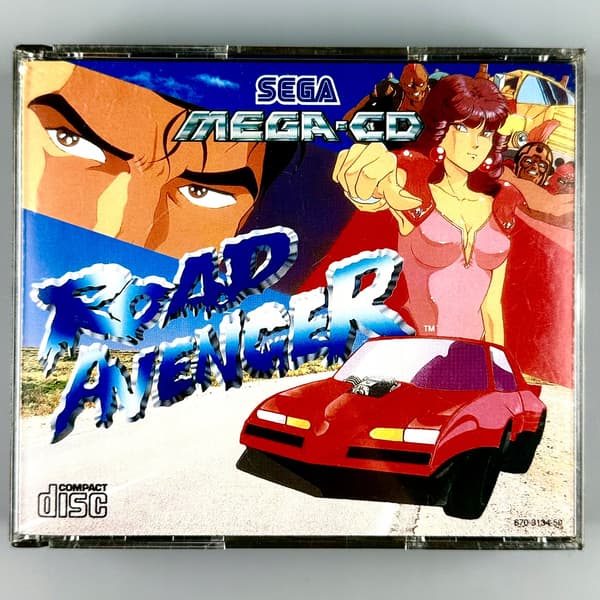 Road Avenger | SEGA MEGA-CD | SET OF 3xA