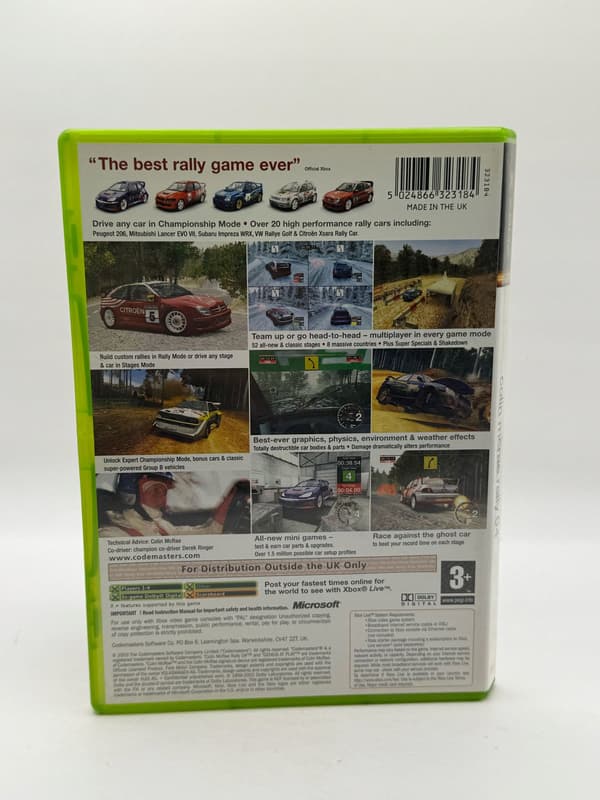 COLIN MCRAE RALLY 04 3XA Microsoft Xbox