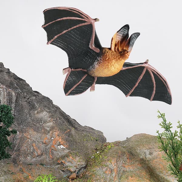 Educational bat model Figure Simulated sturdy mini animal model Bat ornament