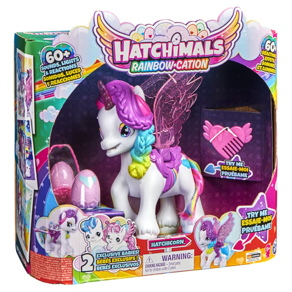 UNICORN Hatchimals Magic Wing Spin Master Hatchicorn Figurine
