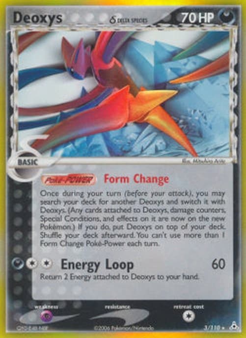 Pokemon Deoxys δ Delta Species