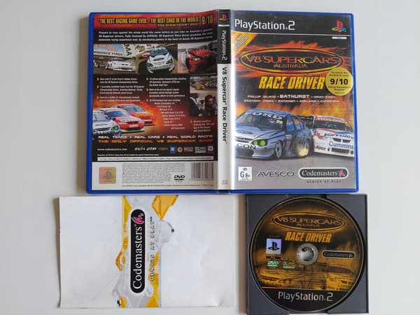 V8 SUPERCAR RACE DRIVER PS2 3xA
