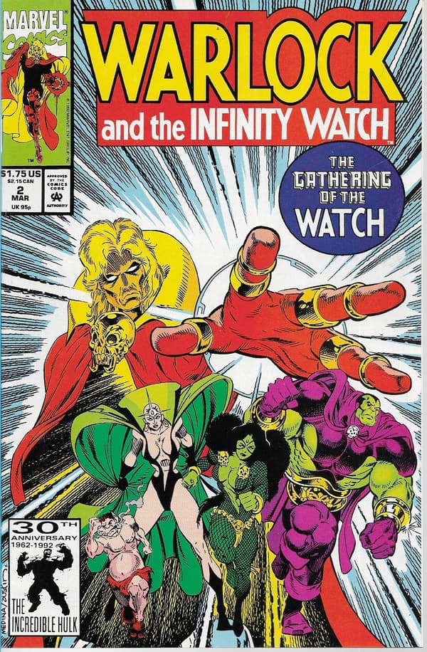 Marvel: Warlock and the Infinity Watch Comic Book 1–7/1992 (in English) KEY