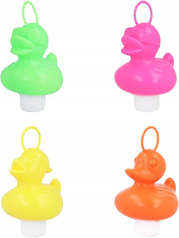 HENBRANDT plastic ducks, 20 pieces, size 7 cm, hooks in various colours, plastic