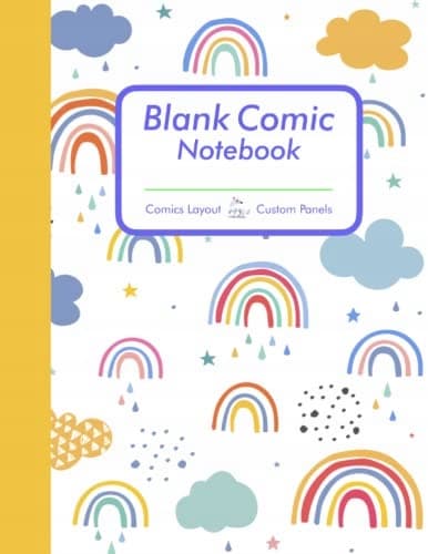 Comic Book Blank: Ready for Action – ZAP! Colourful Rainbow: Create Your Own Aw