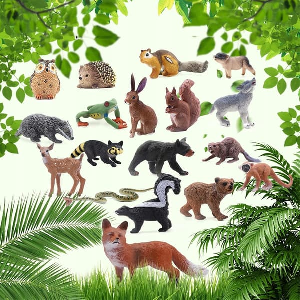 FOREST ANIMALS SET (18 pieces)