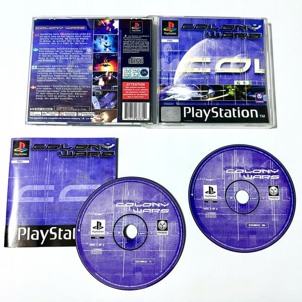 Colony Wars | PS1 | PSX | PLAYSTATION 1 | 3xA SET