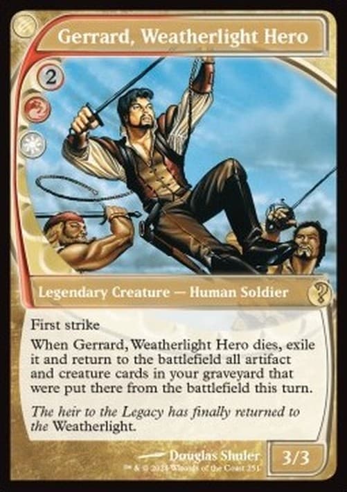 Magic: The Gathering Gerrard, Weatherlight Hero