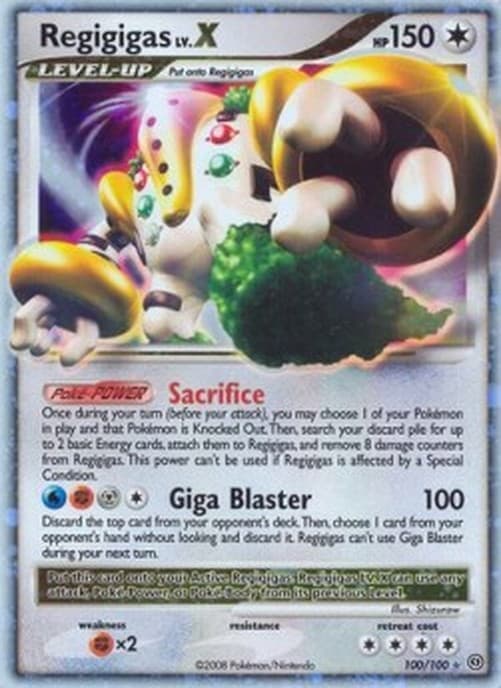 Pokemon Regigigas LV.X