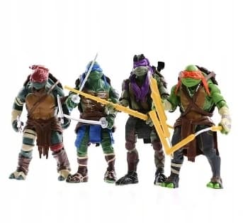 NINJA TURTLES: 4 action figures TOYS