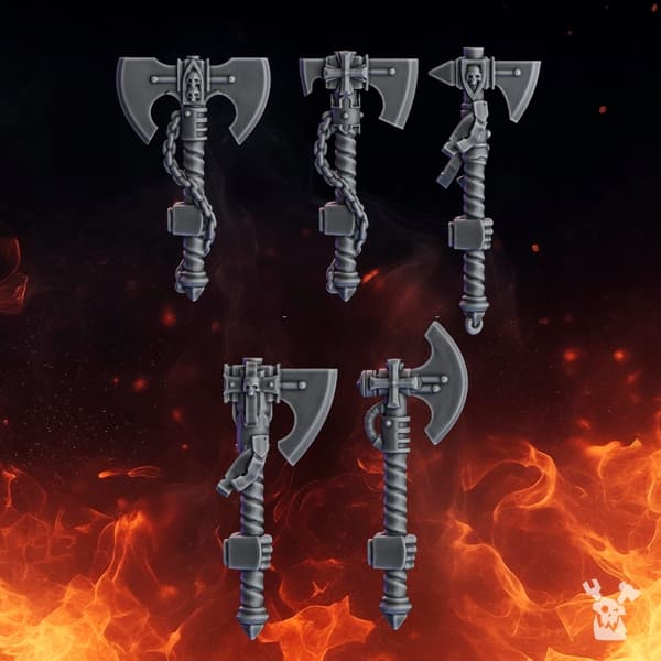 Pactum Aeternum Crusader-økser x5 DakkaDakkaStore