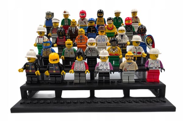 STEPPED DISPLAY STAND FOR MINIFIGURES – DISPLAY STAND FOR 36 FIGURES