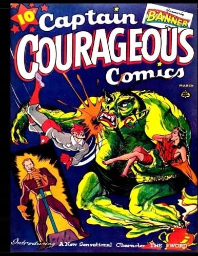Captain Courageous Comics #6: A Golden Age Classic Comic