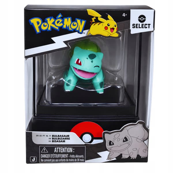 POKEMON BULBASAUR Figures – Select Pokémon Original Figure, 5cm, green