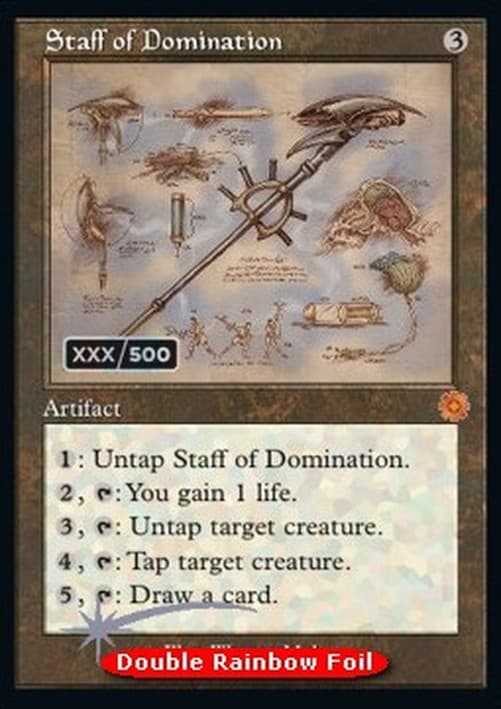 Magic: The Gathering Staff of Domination
