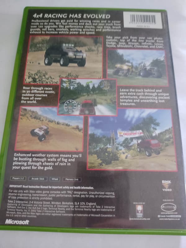 4X4 Evo 2 – Microsoft Xbox Classic in top condition #5484