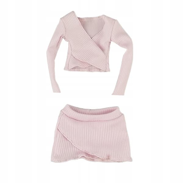1:6 Scale Basic Crop Top Costume – Female Figure, Pink