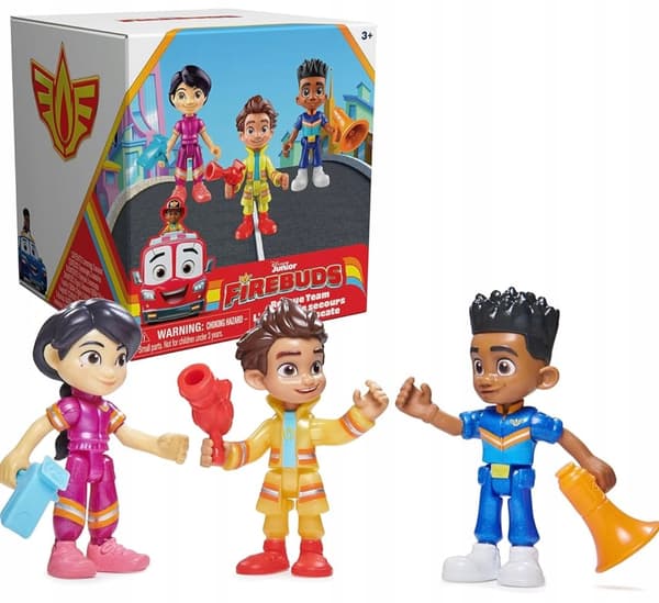 Fire Brigade Team Figure Set – 3 Firebuds Figures