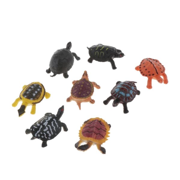 8cm Crystal Pyramid, Educational Physics Toy, Suncatcher, Turtle, 8-piece set