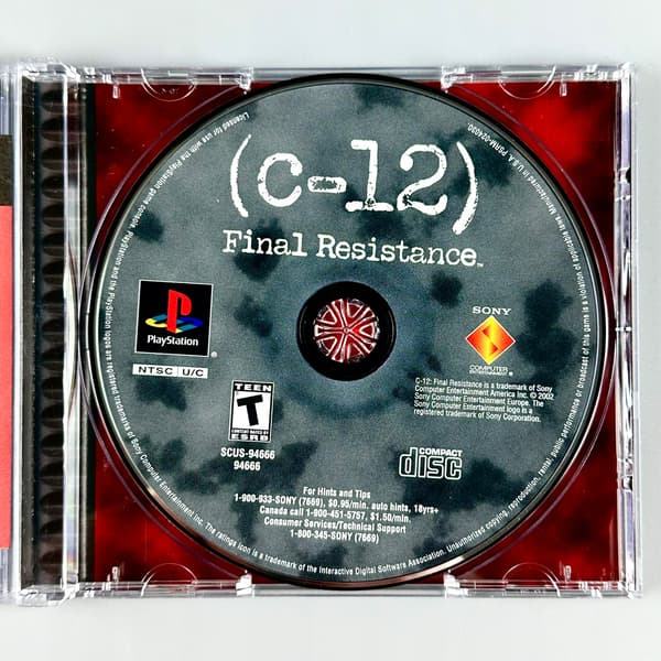 C-12: Final Resistance | PS1 | PSX | PLAYSTATION 1 | 3xA SET
