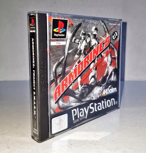 The ARMORINES PROJECT S.W.A.R.M. PSX game