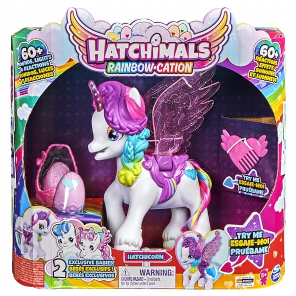 UNICORN Hatchimals Magic Wing Spin Master Hatchicorn Figurine