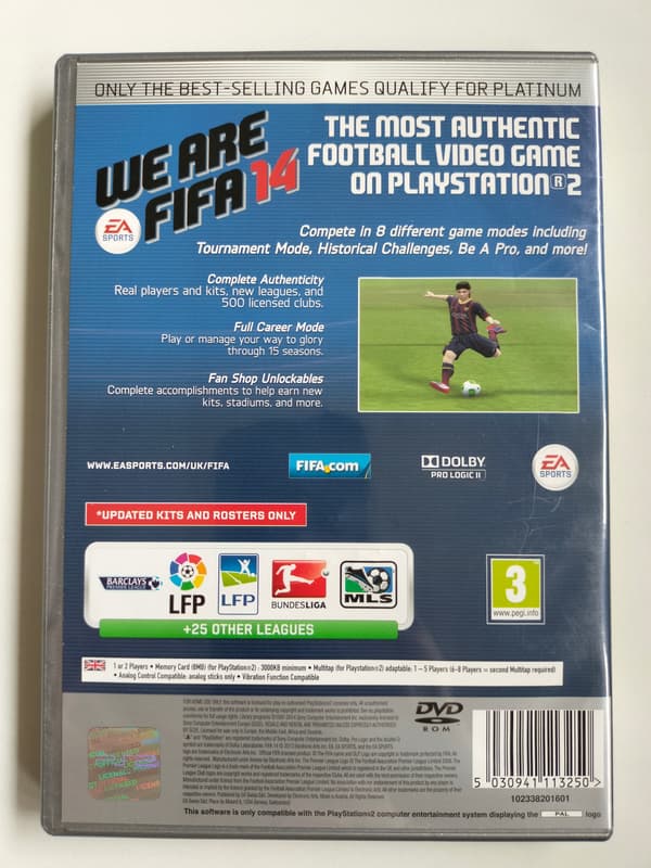 FIFA 14 LEGACY EDITION PS2 PAL ENG