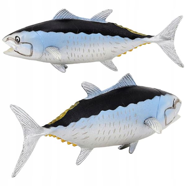 2 DECORATIVE SEA FISH FIGURINES – EDUCATIONAL AND STYLISH
