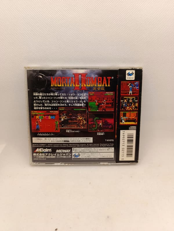 Sega Saturn Mortal Kombat 2 NTSC-J