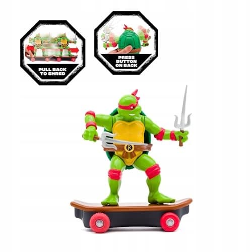 Riding Ninja Turtle action figure 71024 12 x 13 cm X4C27