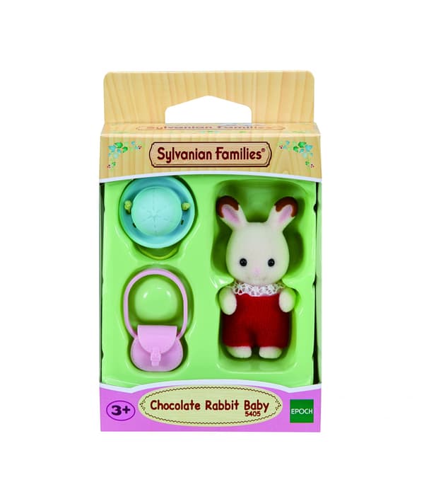 THE RABBIT BABY WITH CHOCOLATE EARS