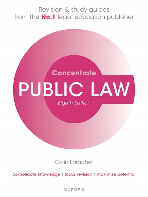 PUBLIC LAW CONCENTRATE: LAW REVISION AND STUDY GUIDE (BOOK)
